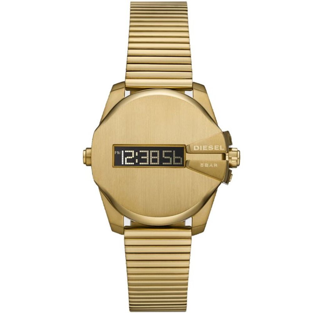 Diesel Men's Baby Chief Gold Dial Watch